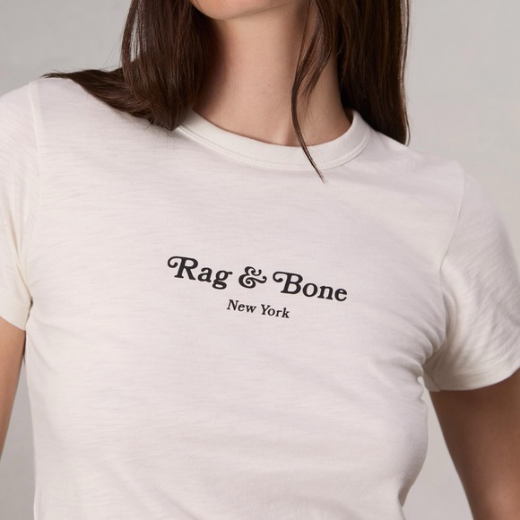 rag & bone Mini Script RB Tee - Picture 2 of 4
